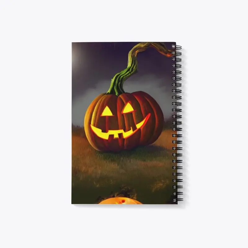 Jack-o-lantern Art, AI-Generated