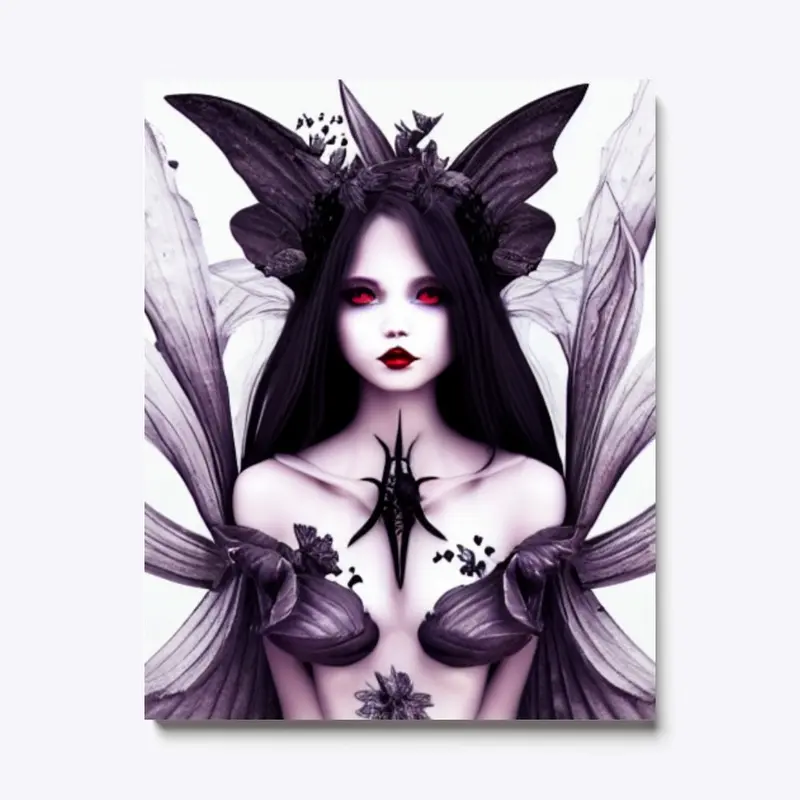 Dark Fairy Ai  Generated Art